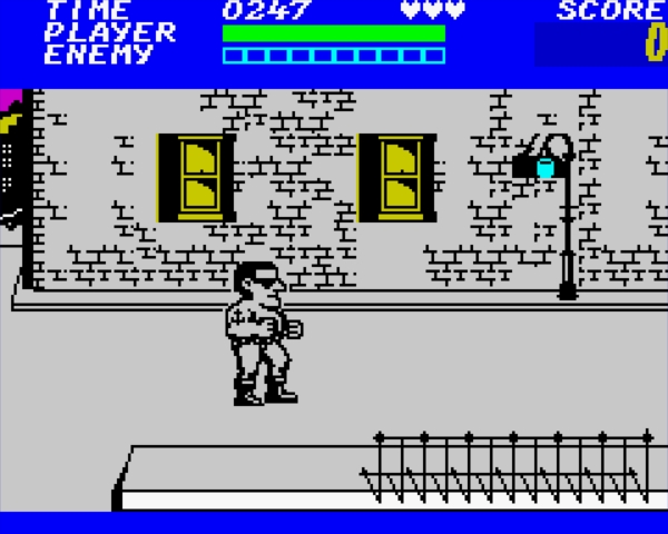 Street Hassle - ZX Spectrum game screenshot (1987) by Melbourne House